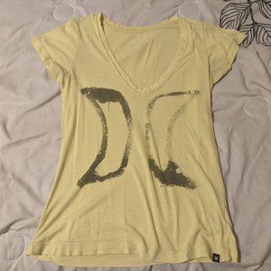 Deep V Yellow Hurley Shirt